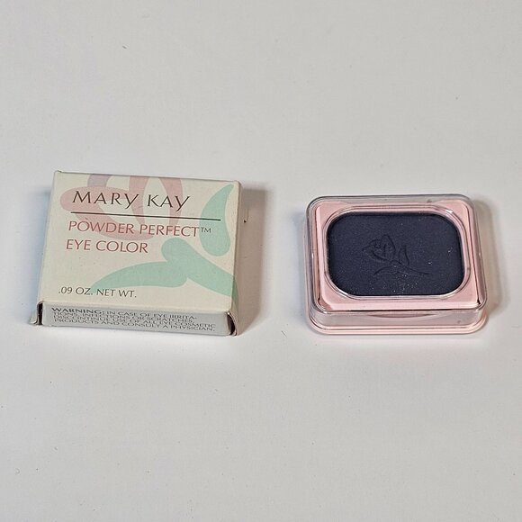 Mary Kay Powder Perfect Eye‎ Color - Midnight Blue #4984 - NIB Old Stock - Picture 1 of 5